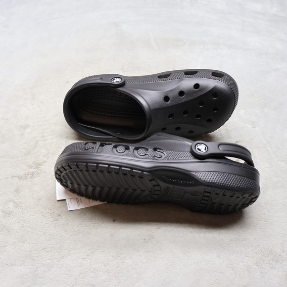Crocs Unisex M10 W8 Baya Clog Black Croslite Lightweight Slip On Casual Outdoor main image 12